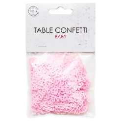 Clearance Globos Europe B.V. Bordkonfetti Baby Lyserød