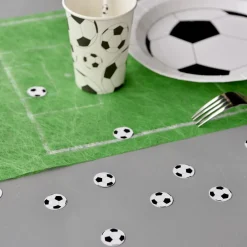 Santex Bordkonfetti Fodbolde - Oppyntning|Kostumetema