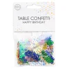 Globos Europe B.V. Bordkonfetti Happy Birthday Farvemix Metallic - Oppyntning|Borddækning