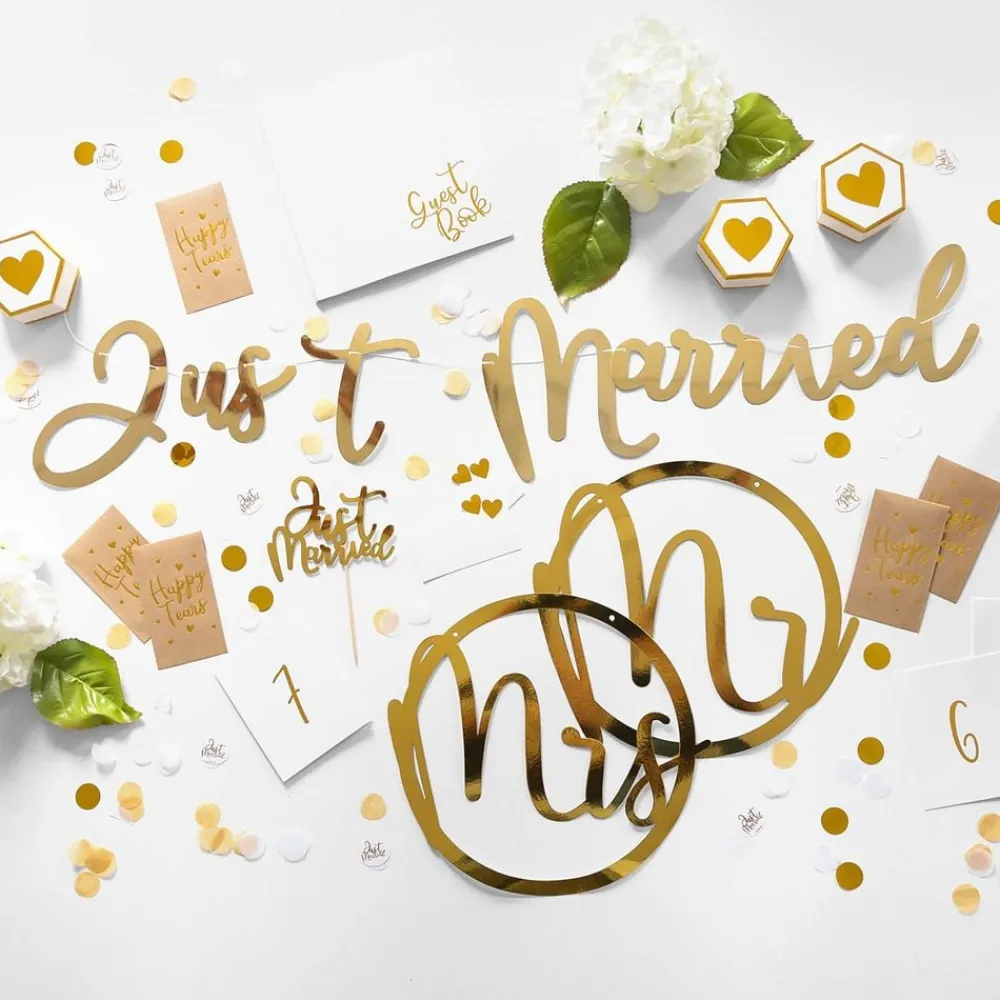 Reithmüller Europe GmbH Bordkonfetti Just Married - Oppyntning|Borddækning