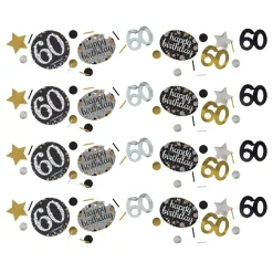 Reithmüller Europe GmbH Bordkonfetti 60 Sølv/Guld Glitter - Oppyntning|Borddækning