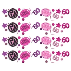 Sale Reithmüller Europe GmbH Bordkonfetti 60 Sort/Lyserød Glitter