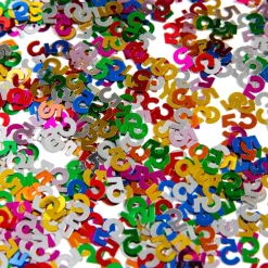 Globos Europe B.V. Bordkonfetti Tal Multifarvet Metallic - Oppyntning|Borddækning
