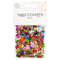 Globos Europe B.V. Bordkonfetti Tal Multifarvet Metallic - Oppyntning|Borddækning