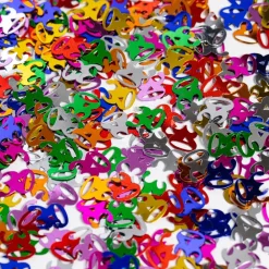 Globos Europe B.V. Bordkonfetti Tal Multifarvet Metallic - Oppyntning|Borddækning