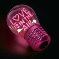 Kidek AB Bordlampe i glødepæreform Love is in the air - Hjem & Husholdning|Oppyntning