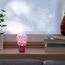 Kidek AB Bordlampe i glødepæreform Love is in the air - Hjem & Husholdning|Oppyntning