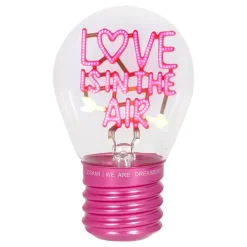 Kidek AB Bordlampe i glødepæreform Love is in the air - Hjem & Husholdning|Oppyntning