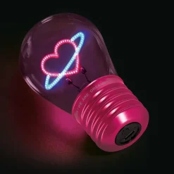 Clearance Kidek AB Bordlampe i Glødepæreform Planet Heart