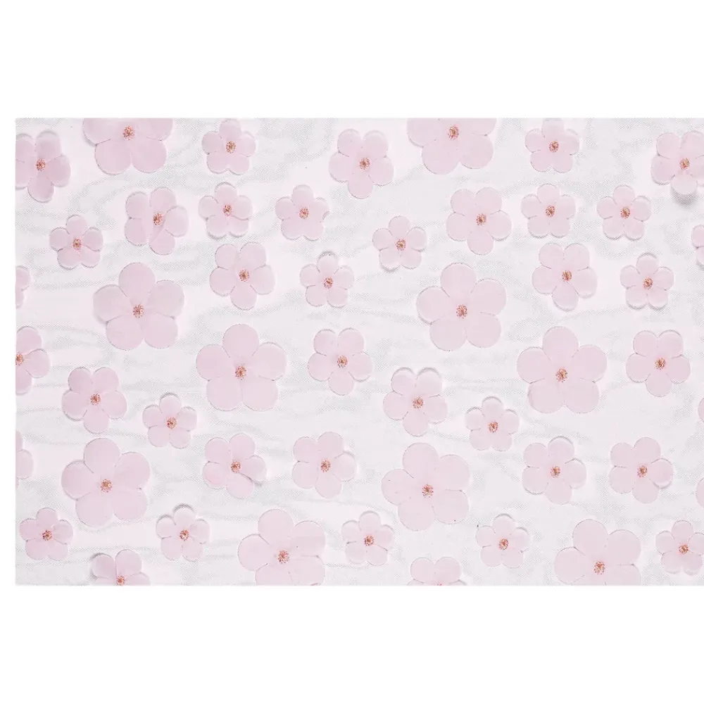 Online PartyDeco sp. z o.o. Bordløber Blomster Lyserød Pastel