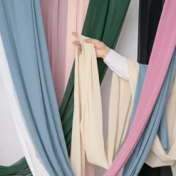 PartyDeco sp. z o.o. Bordløber Chiffon Cremehvid - Oppyntning|Borddækning