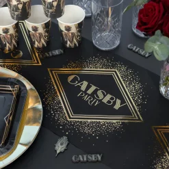 Clearance Santex Bordløber Gatsby Noir