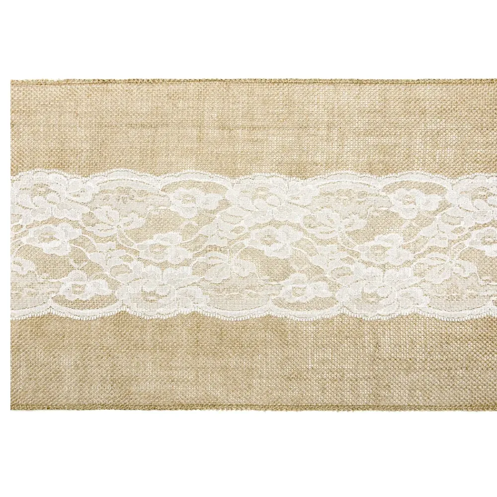 Online PartyDeco sp. z o.o. Bordløber Jute med Blonde