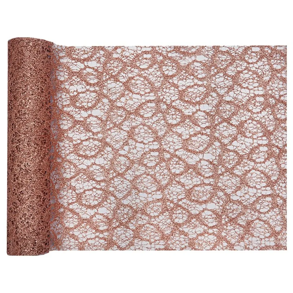 New Santex Bordløber Roséguld Metallisk