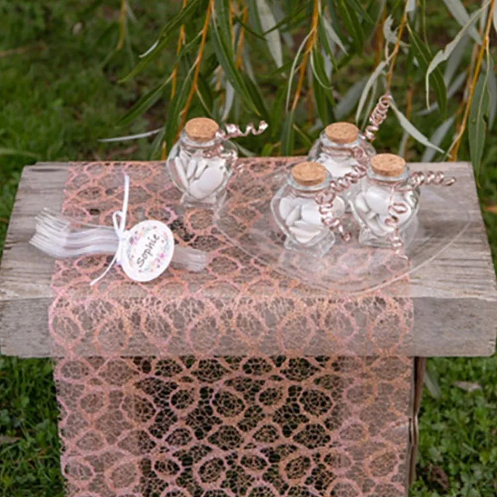 New Santex Bordløber Roséguld Metallisk