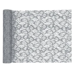 Santex Bordløber Sølv Metallic