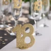 Santex Bordsdekoration 18 Glitter Guld - Oppyntning|Borddækning