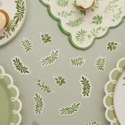 CG Global Products Ltd Bordskonfetti Grønne Blade Botanic - Borddækning