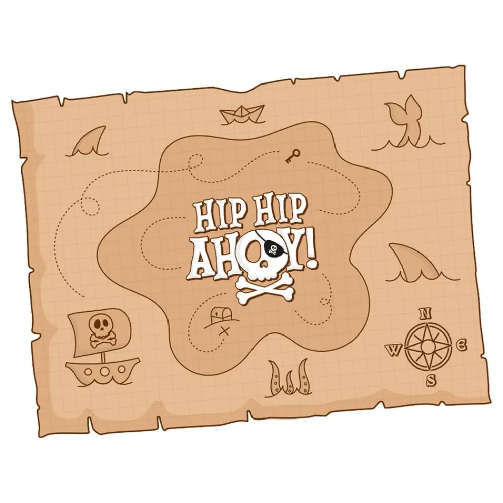 Discount Globos Europe B.V. Bordstabletter Pirat Hip Hip Ahoy