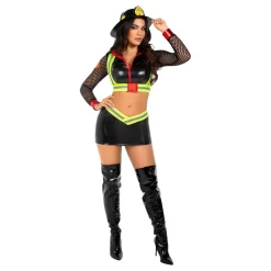 Hot Leg Avenue Europe Brandmand Five Alarm Deluxe Kostume