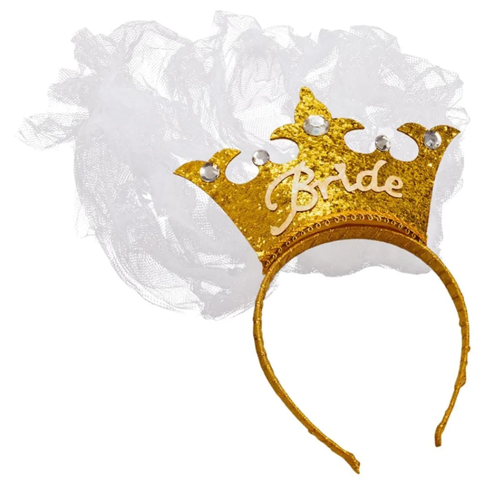 Hot Hisab/Joker Company AB Bride to Be Krone med Slør