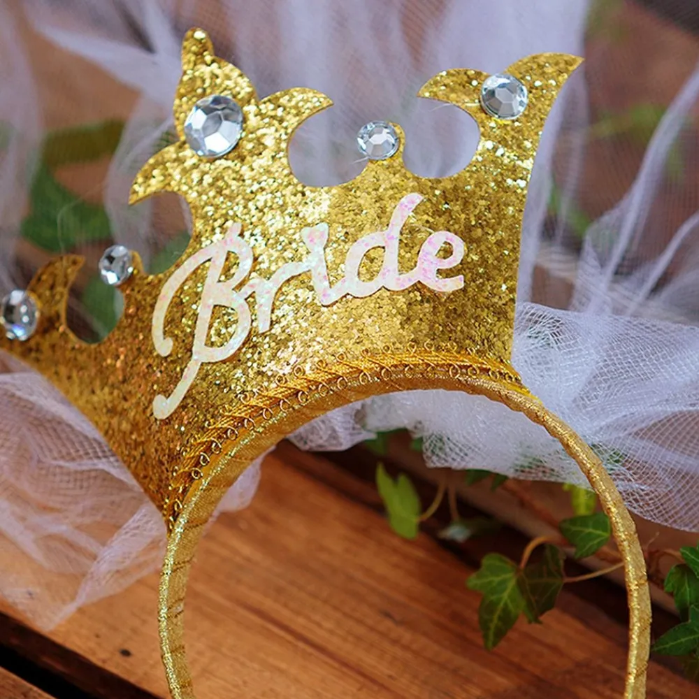 Hot Hisab/Joker Company AB Bride to Be Krone med Slør
