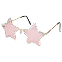 Hisab/Joker Company AB Briller Stjerner Lyserød - Tilbehør|Accessories