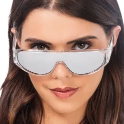 New CHAKS Briller Transparent med Spejlglas