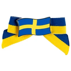Dynäs Import AB Broche med roset svenske flag - Tilbehør|Accessories