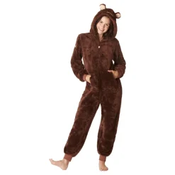 Hot SillySanta A/S Brun Bjørn Onesie