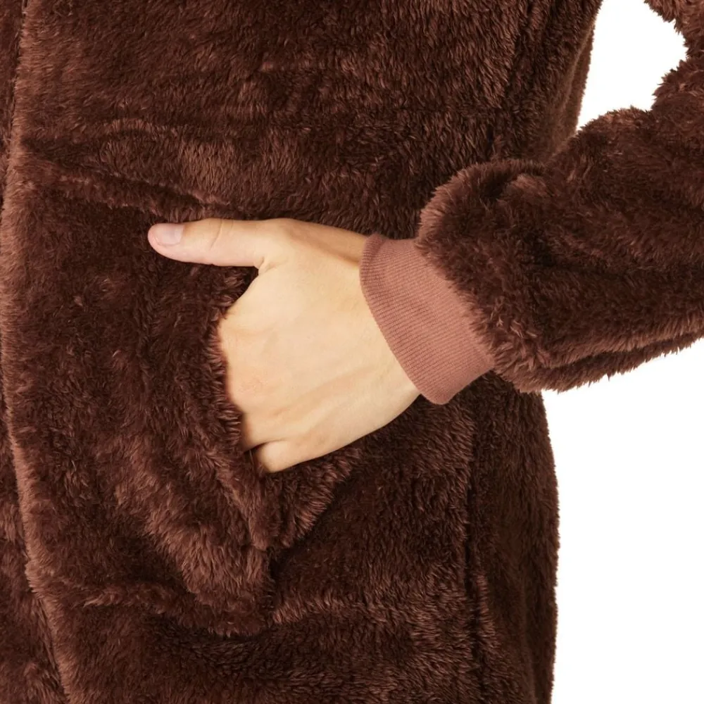 Hot SillySanta A/S Brun Bjørn Onesie