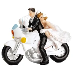 PartyDeco sp. z o.o. Bryllupsfigur Nygift på Motorcykel - Oppyntning|Bagning