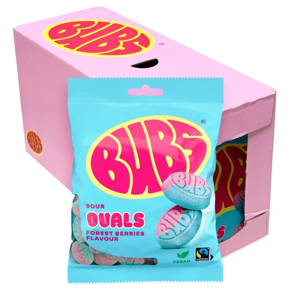 ERT Godis AB Bubs Forest Berries Ovals Økonomipakke - Slik
