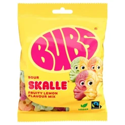 Hot ERT Godis AB BUBS Fruity Lemon Mix Skalle Økonomipakke