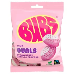 Outlet ERT Godis AB BUBS Strawberry Vanilla Ovals Økonomipakke