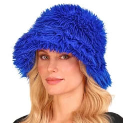 Online Widmann S.r.l. Bucket Hat Fluffy Blå