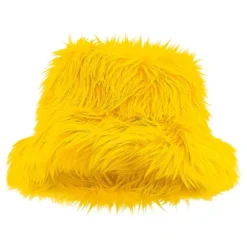 Widmann S.r.l. Bucket Hat Fluffy Gul - Tøj|Kostumetema