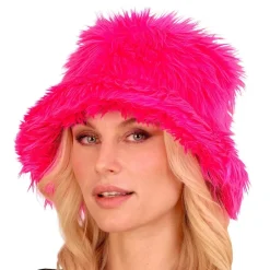 Discount Widmann S.r.l. Bucket Hat Fluffy Neonpink