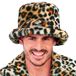 Clearance Widmann S.r.l. Bucket Hat i kunstpels Leopard