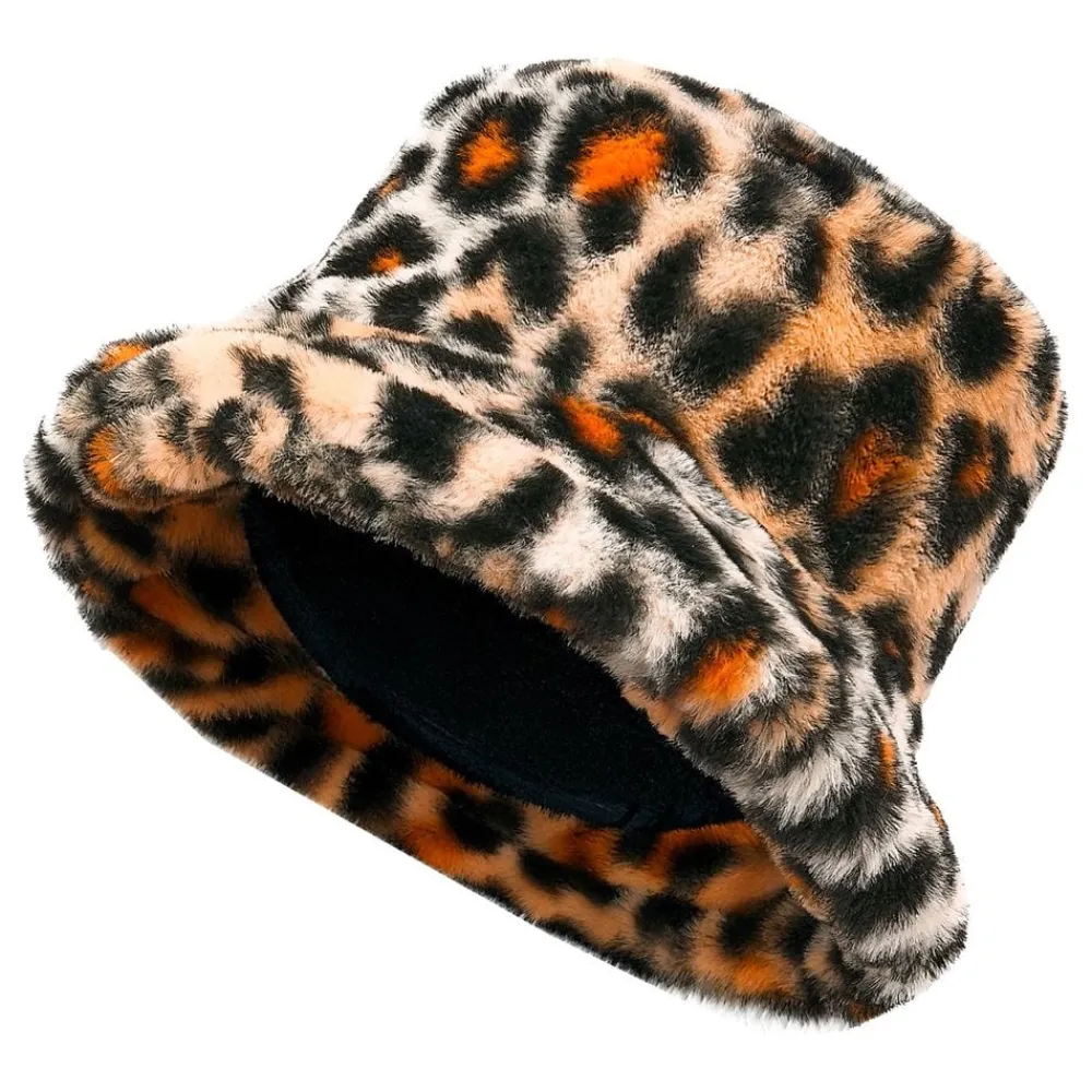 Clearance Widmann S.r.l. Bucket Hat i kunstpels Leopard