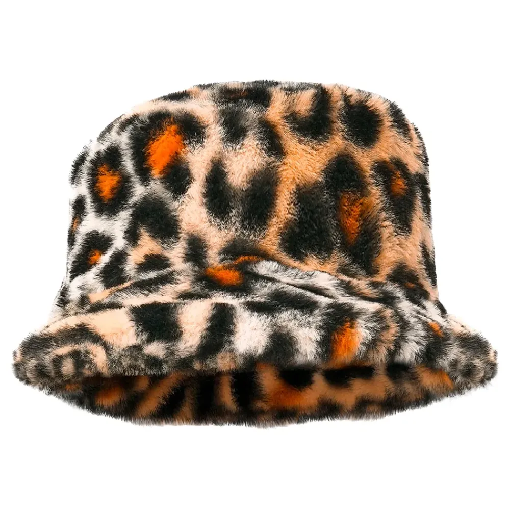 Clearance Widmann S.r.l. Bucket Hat i kunstpels Leopard