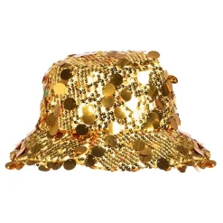 Outlet Wilbers Karnaval B.V. Bucket Hat Pailletter Guld