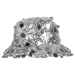 Wilbers Karnaval B.V. Bucket Hat Pallietter Sølv - Hatte