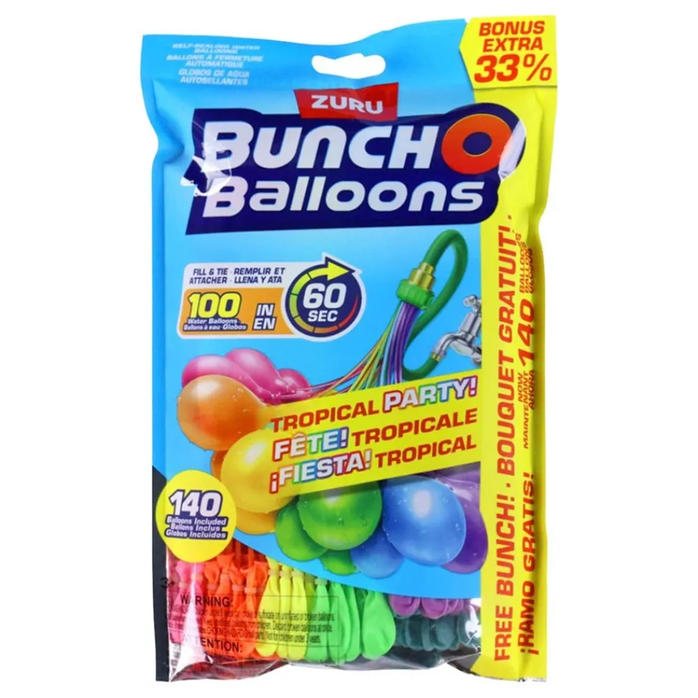 ZURU Bunch O Balloons Tropical Party Vandballoner - Spil & Leg|Balloner