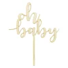 PartyDeco sp. z o.o. Cake Topper Oh Baby Træ - Oppyntning|Bagning