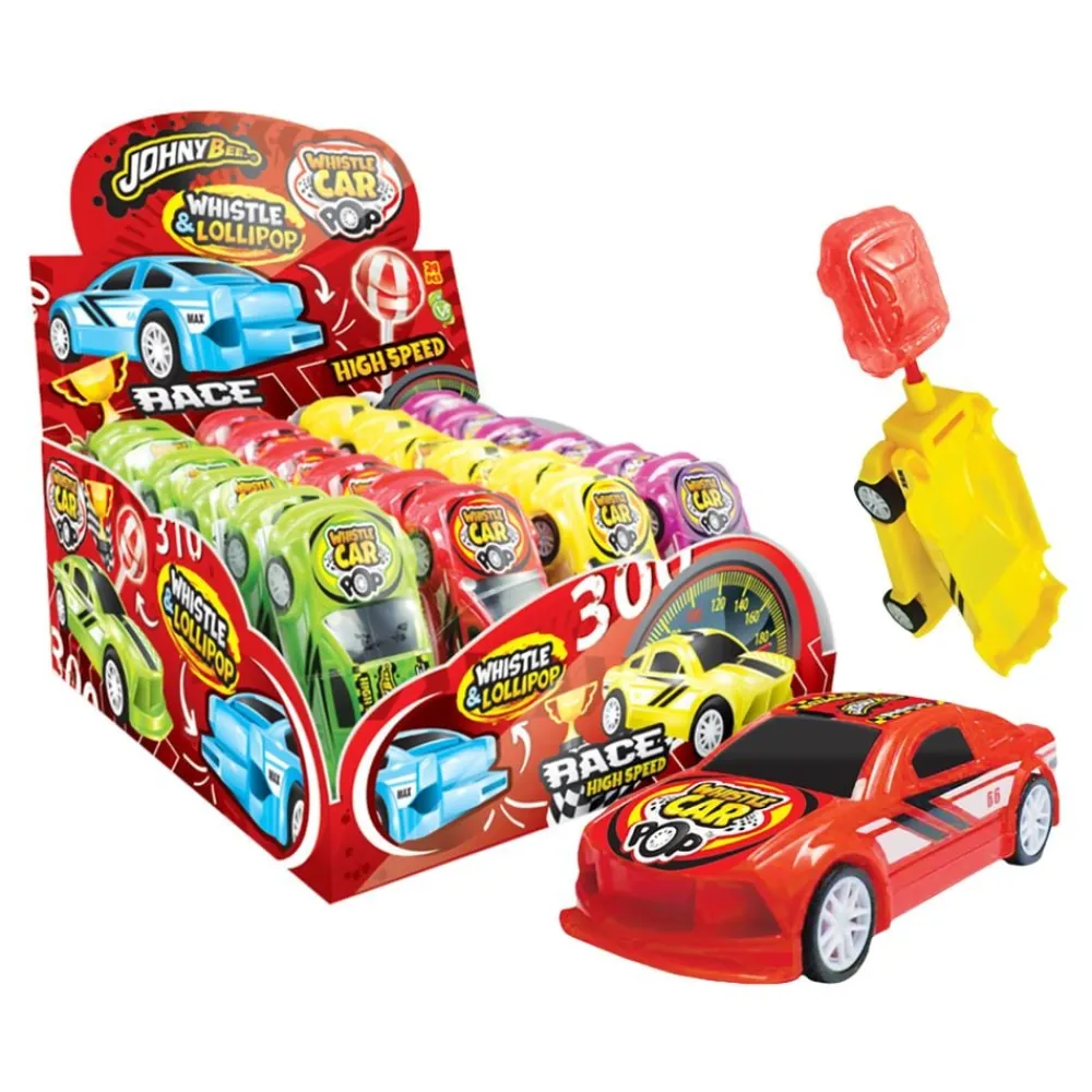 Hot ERT Godis AB Car Whistle & Lollipop Økonomipakke