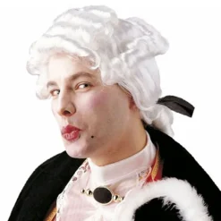 Widmann S.r.l. Casanova Hvid Paryk - Kostumetema|Parykker