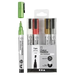 Best Creativ Company AB Chalk Markers Metallic Farver