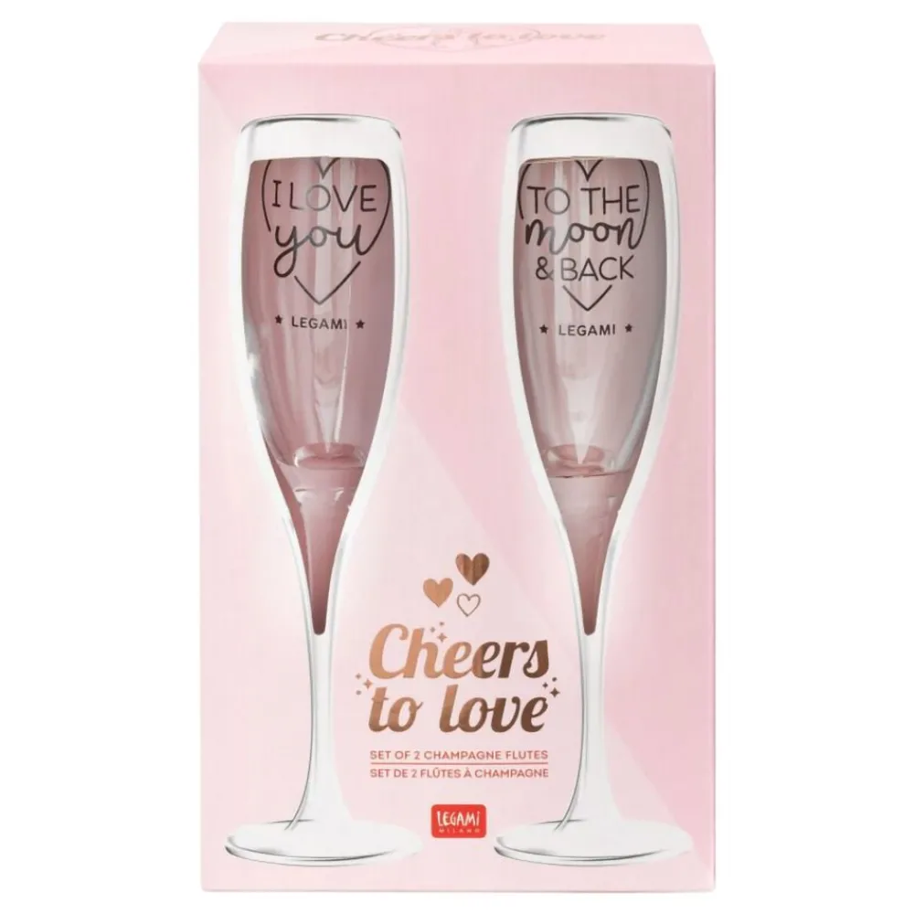 Hot Kidek AB Champagneglas Cheers to Love