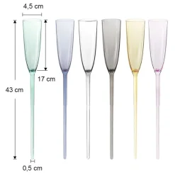 Clearance Partyking AB Champagneglas uden Fod